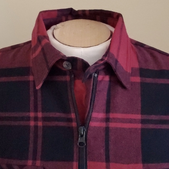 Five Brother 1/2 Zip Flannel Style Top Size Medium - Picture 4 of 8